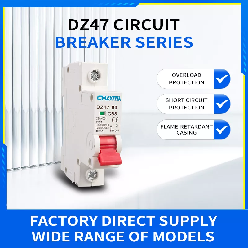 1P 63A DZ47 Miniature Circuit Breaker