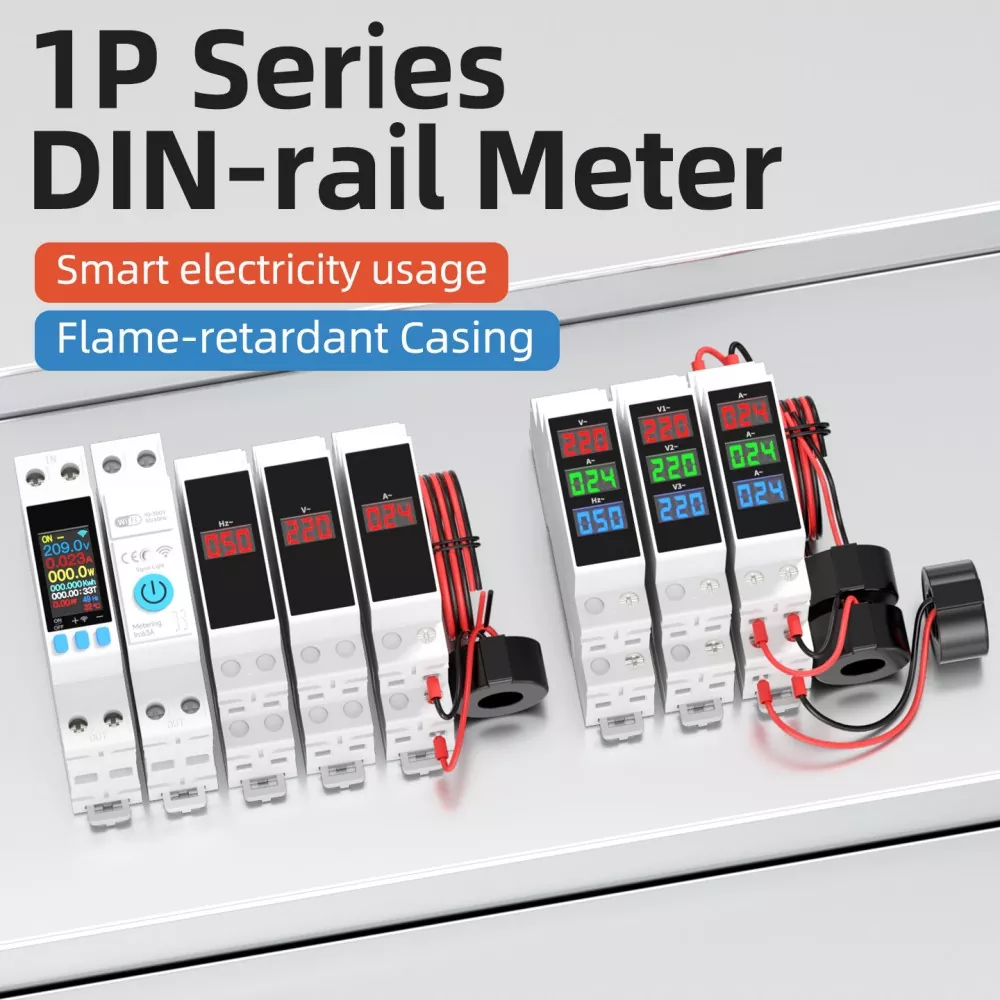 1P Din rail Meter
