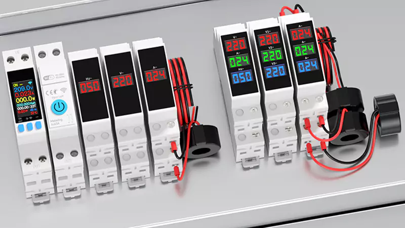 How to read the readings of a single-phase rail-mounted electricity meter
