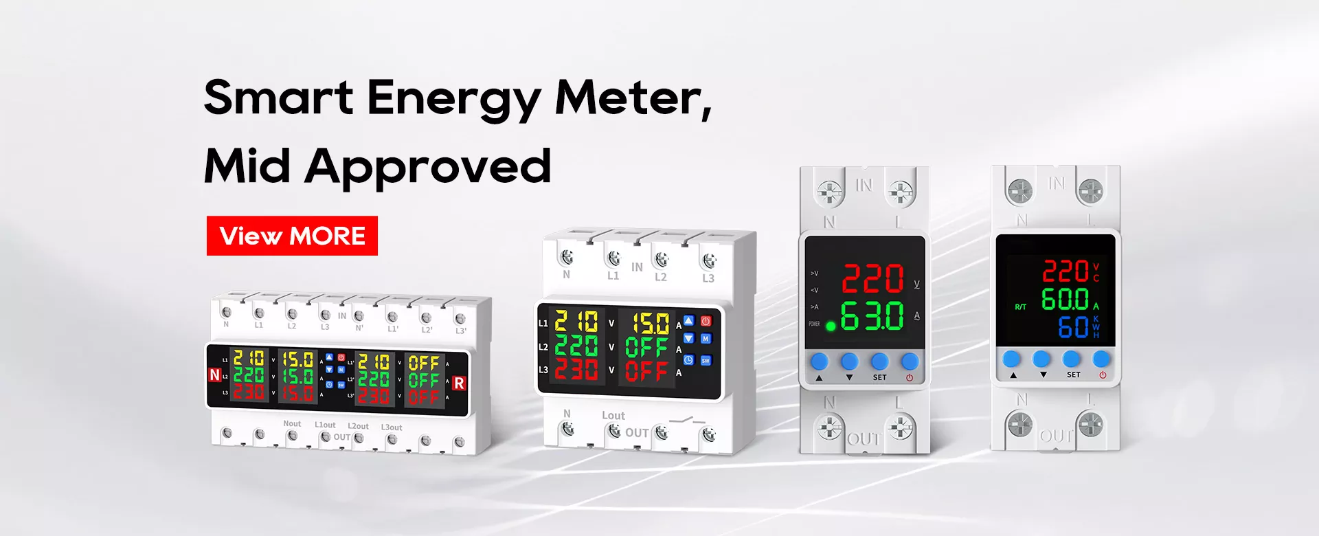 China Single Phase Guide Rail Electricity Meter Supplier