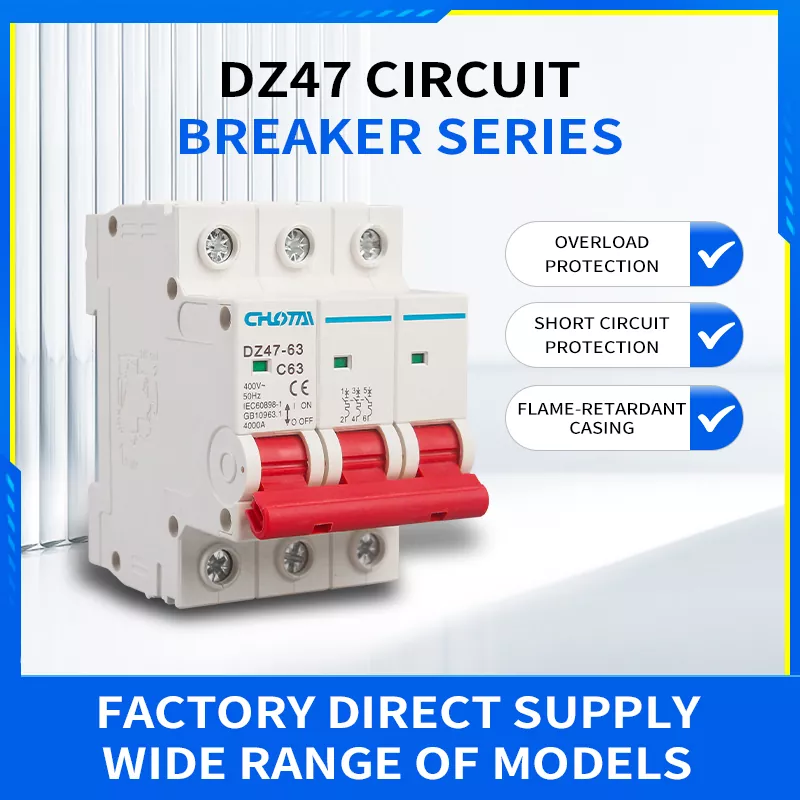 3P 63A DZ47 Miniature Circuit Breaker