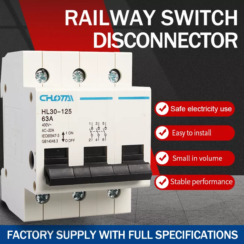 3P Pole DIN Rail Switch Disconnector