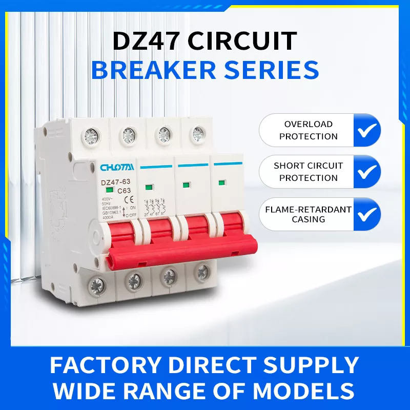 4P 63A DZ47 Miniature Circuit Breaker