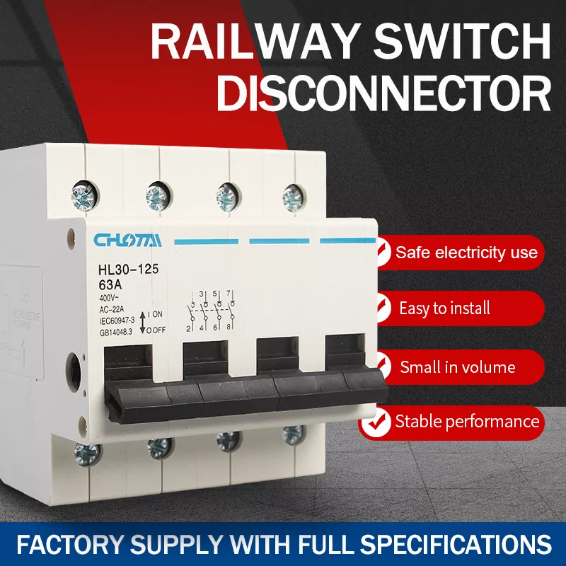 4P Pole DIN Rail Switch Disconnector