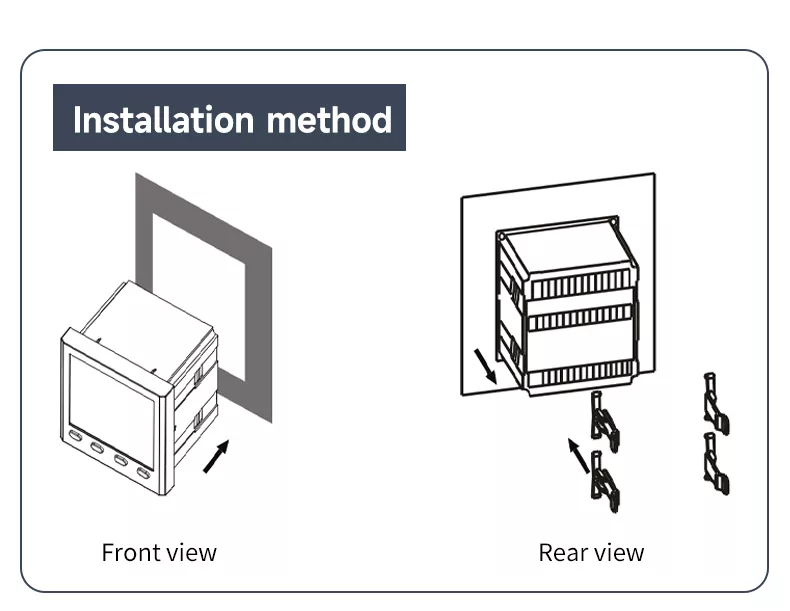 Single Phase LED Digital Voltmeter
