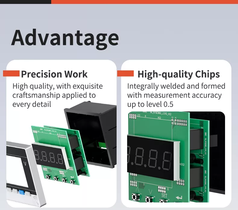 Single Phase LED Digital Voltmeter
