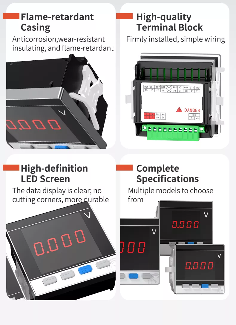 Single Phase LED Digital Voltmeter