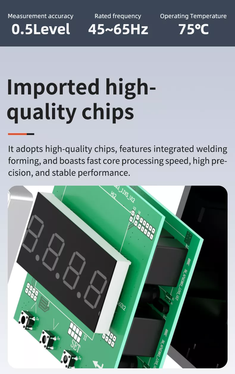 Single Phase LED Digital Voltmeter