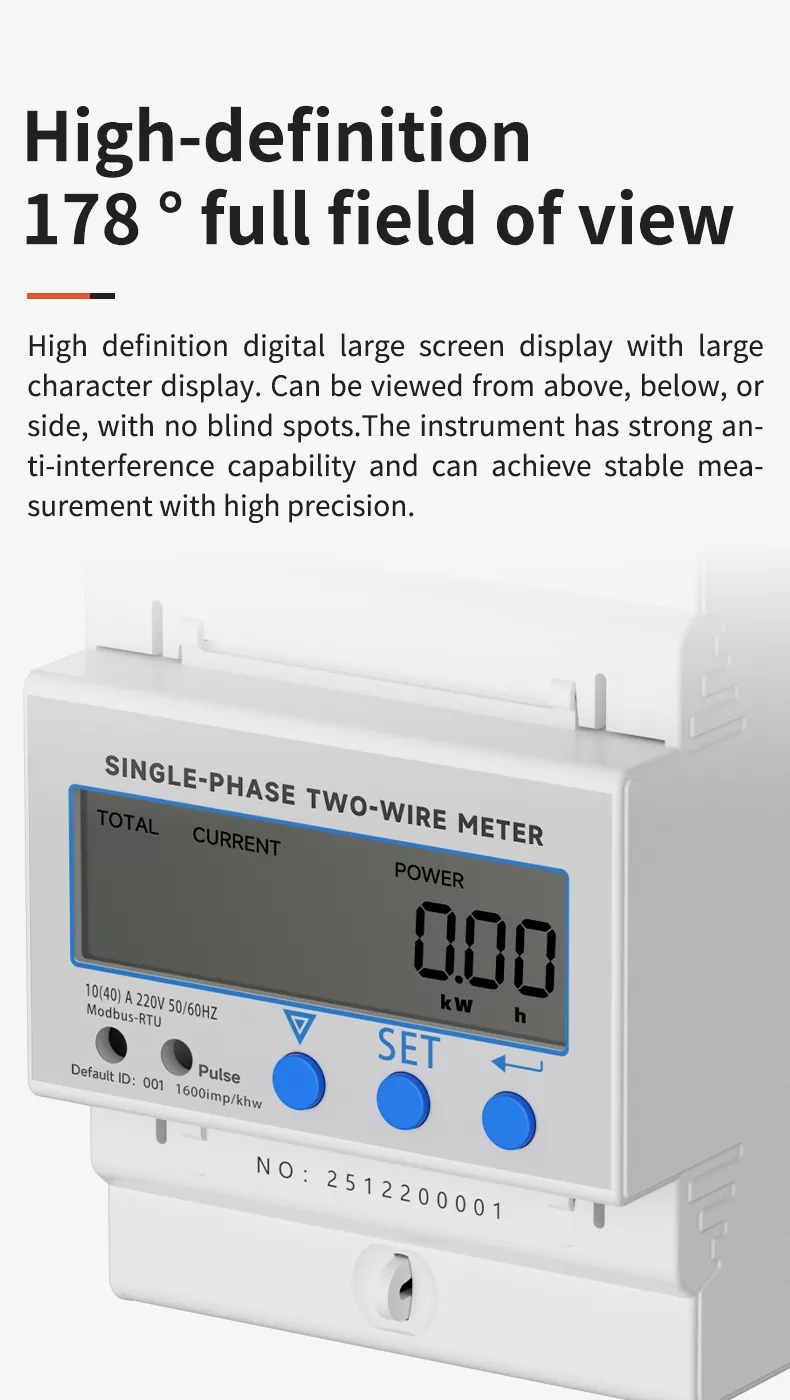 Single Phase Two Wire Meter