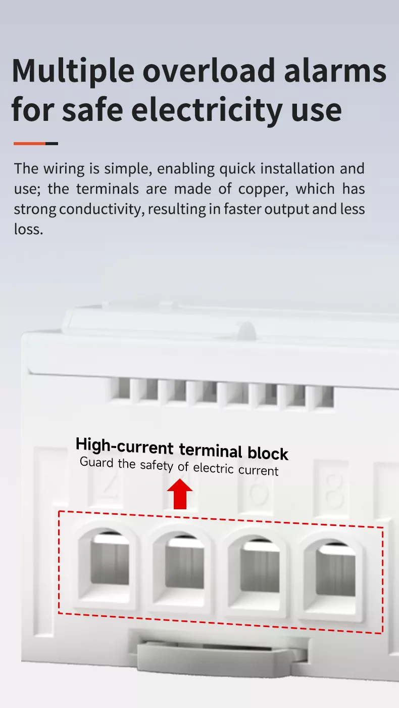 Three Phase Din Rail Meter