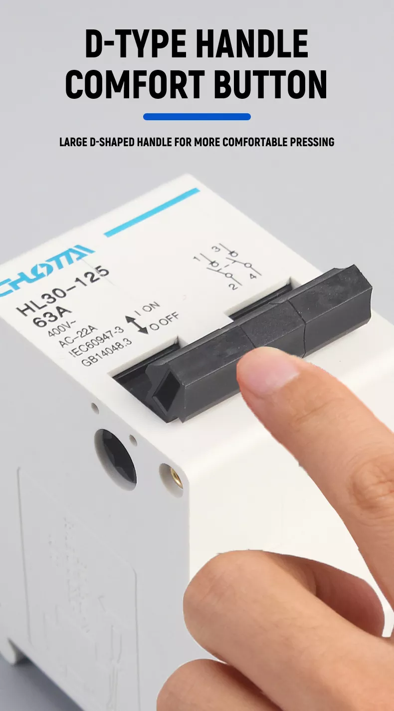 2P Pole DIN Rail Switch Disconnector