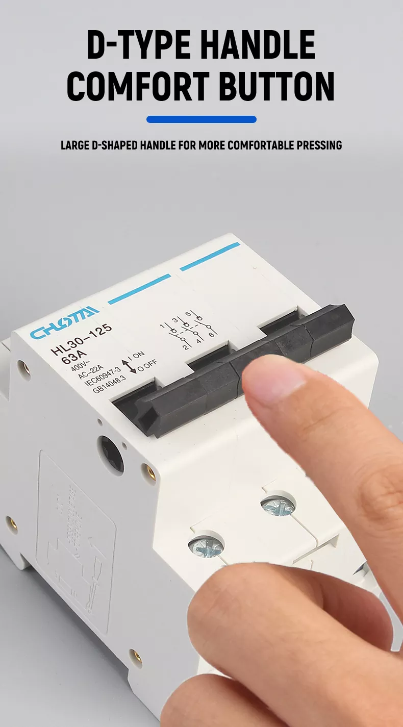 3P Pole DIN Rail Switch Disconnector