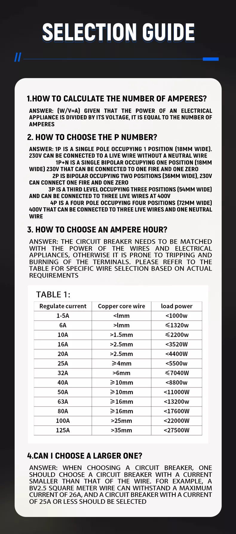 4P 63A DZ47 Miniature Circuit Breaker