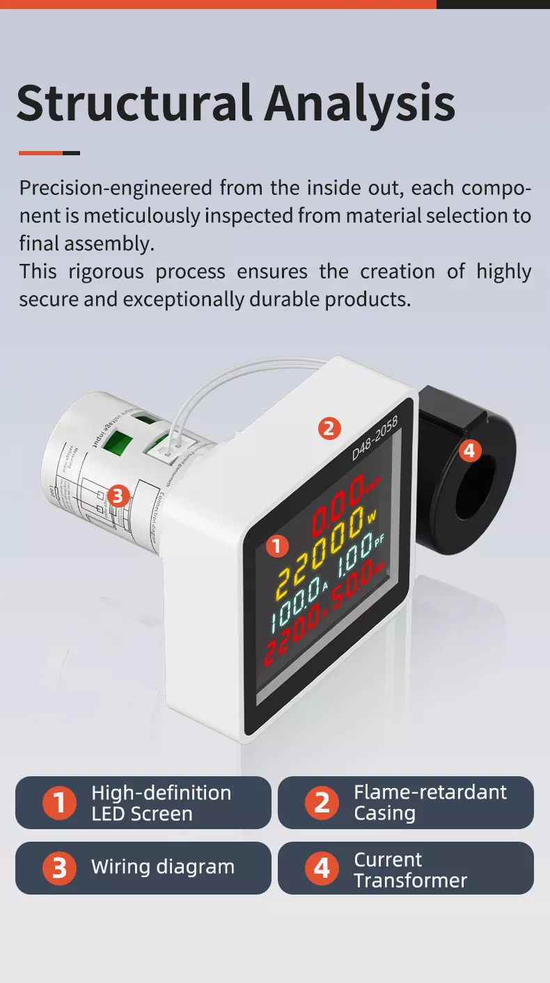 D48 2058 AC Multifunctional Meter