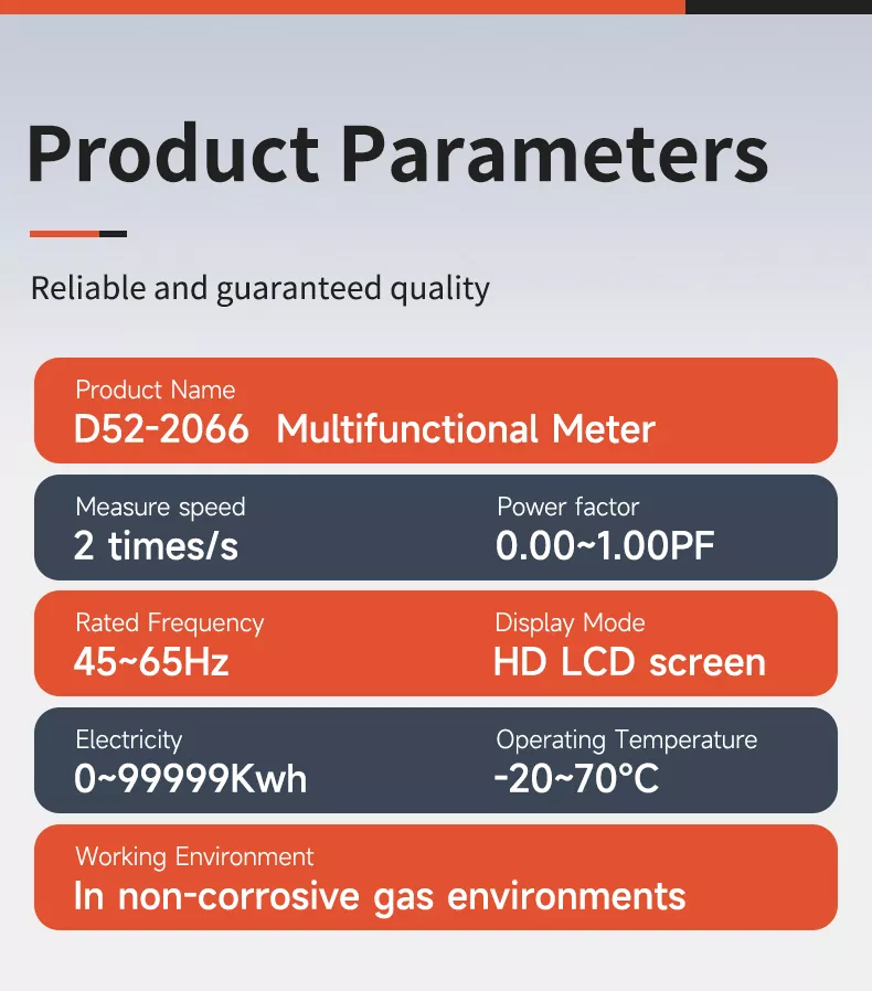 D52 2066 Multifunctional Meter