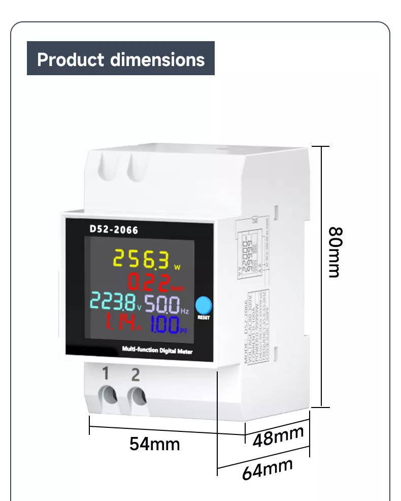 D52 2066 Multifunctional Meter