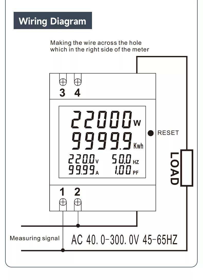 D52 2066 Multifunctional Meter