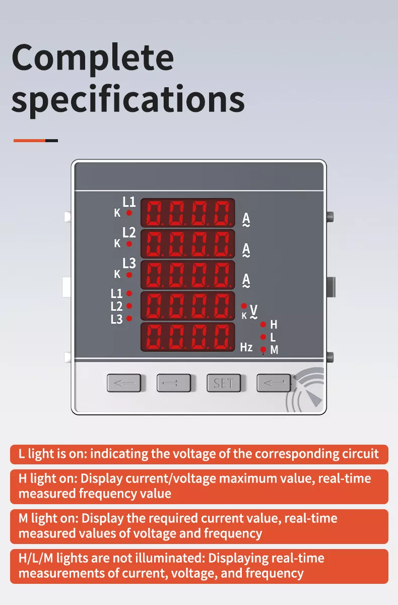 Em-06 Multifunctional Combined Meter