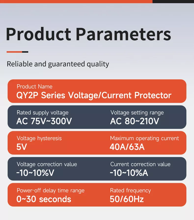 QY2P Voltage and Current Protector