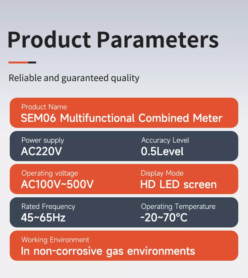 Sem 06 Multifunctional Combined Meter