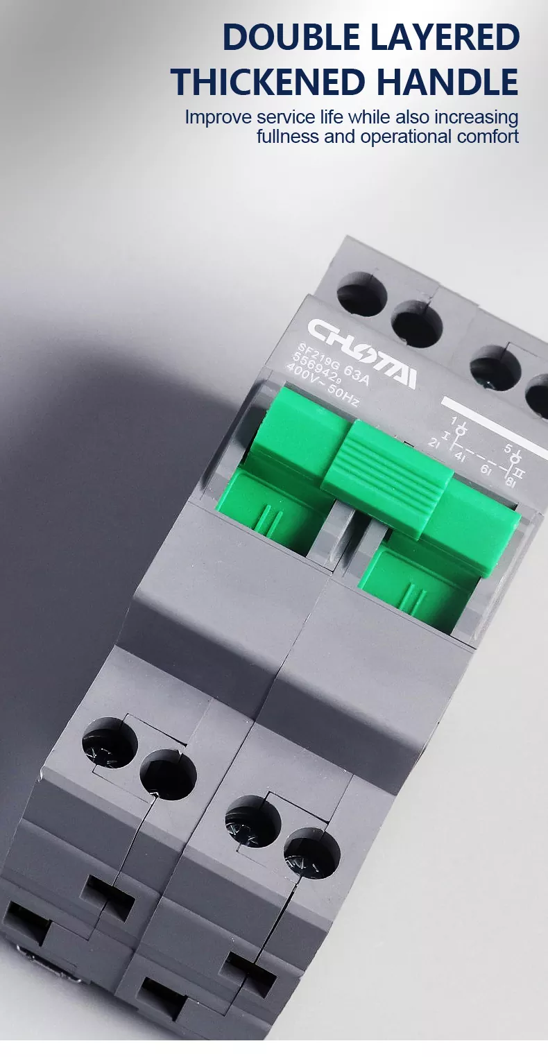 Small Dual Power Source Transfer Switch