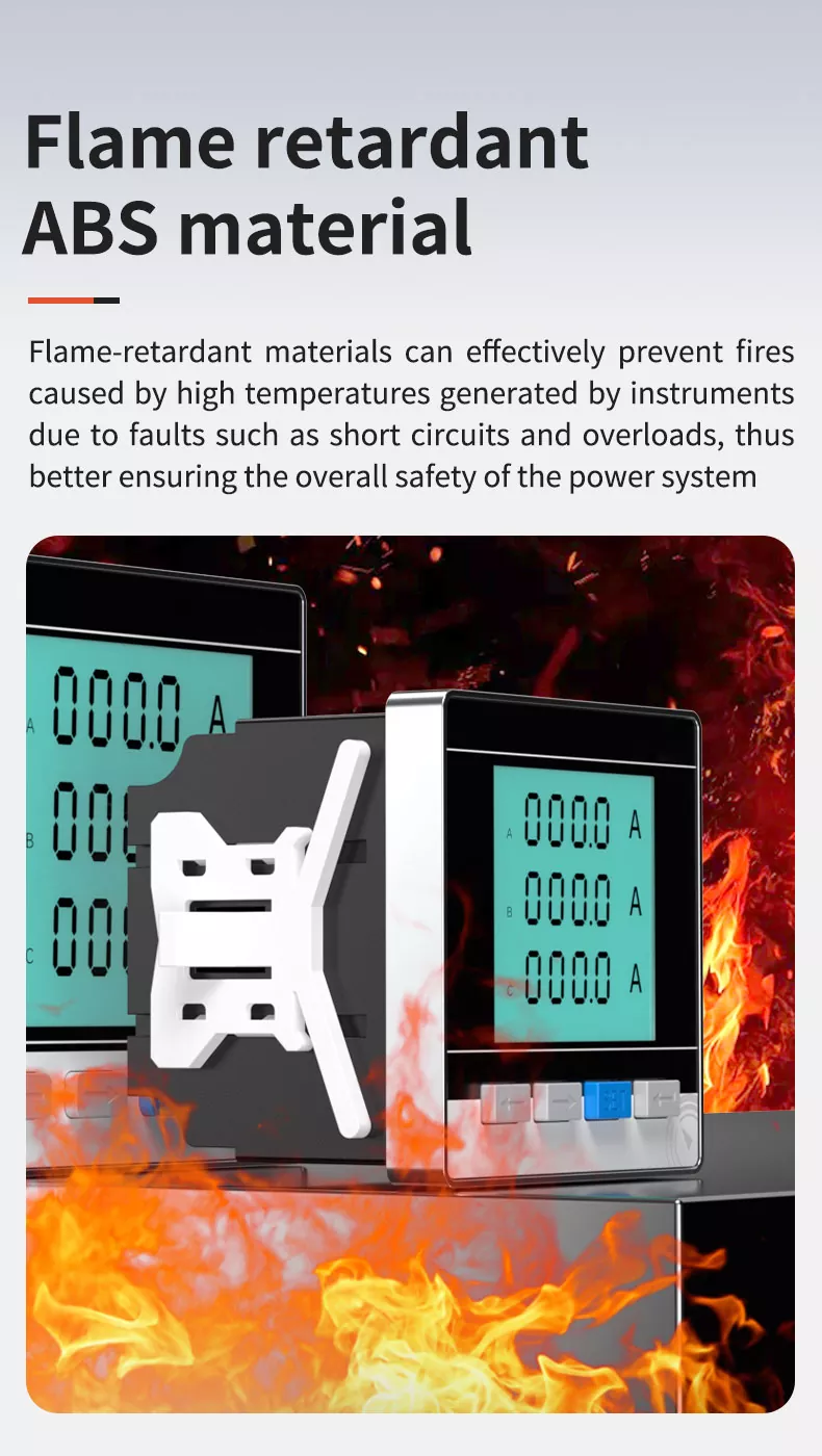 Three Phase LCD Digital Meter
