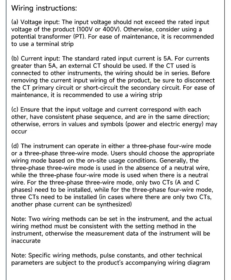 Three Phase LCD Digital Meter