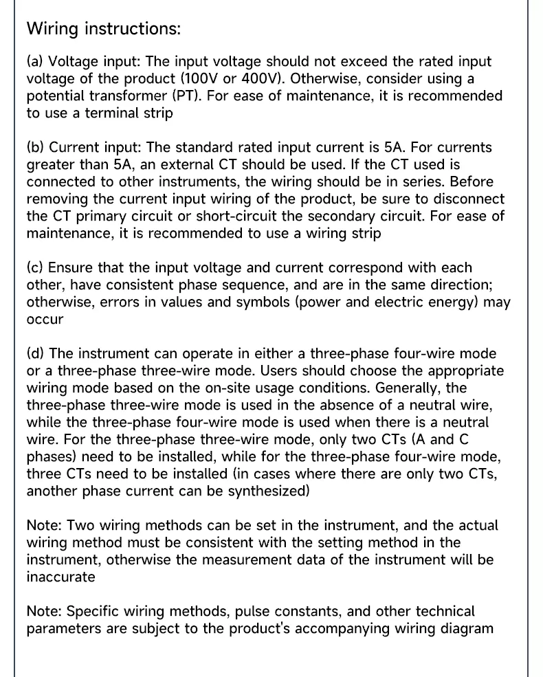 Three Phase LCD Multifunctional Meter