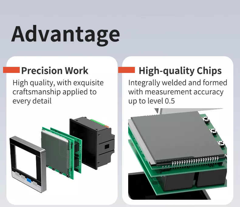 Three Phase LCD Multifunctional Meter
