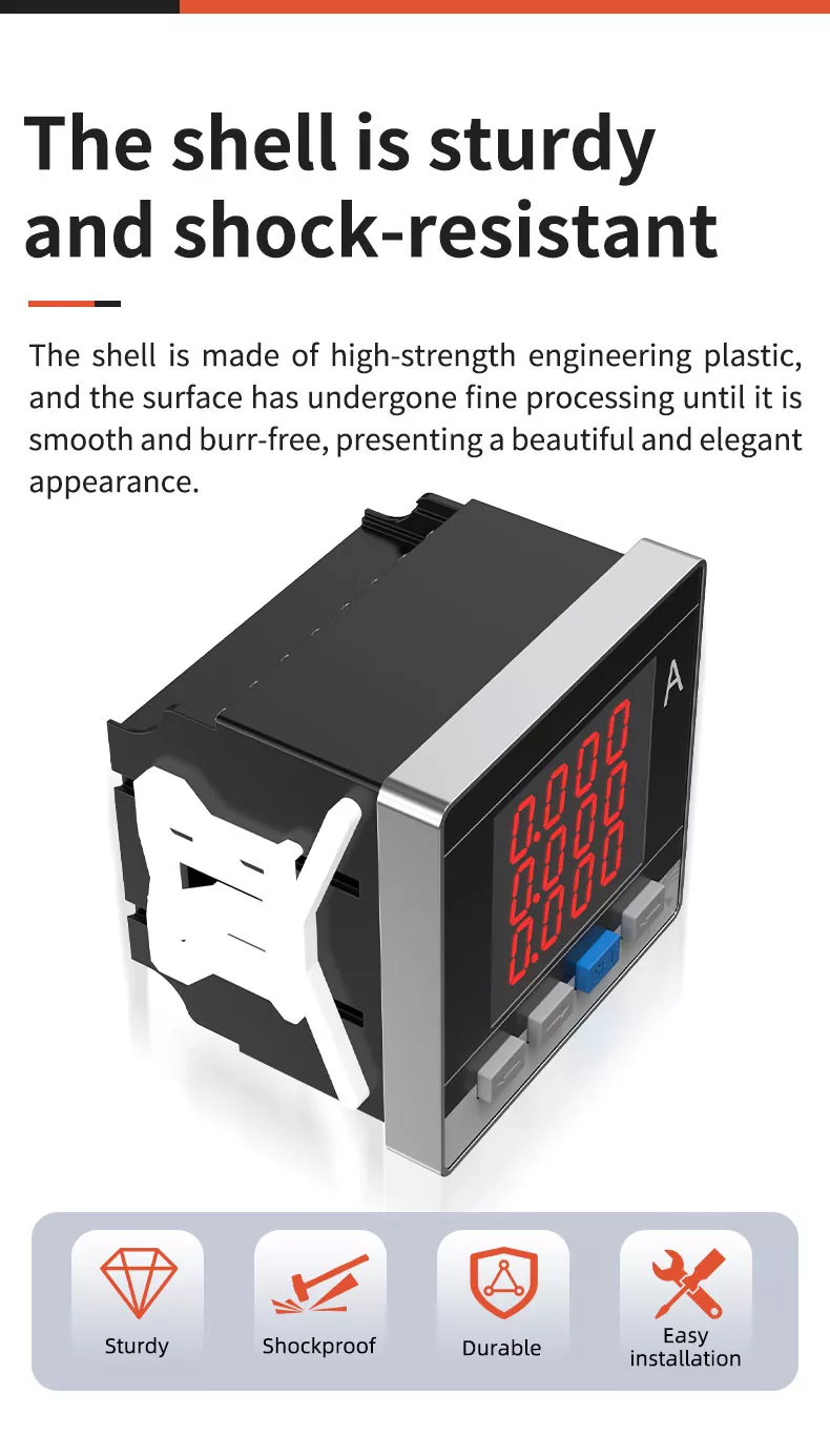 Three Phase LED Digital Ammeter