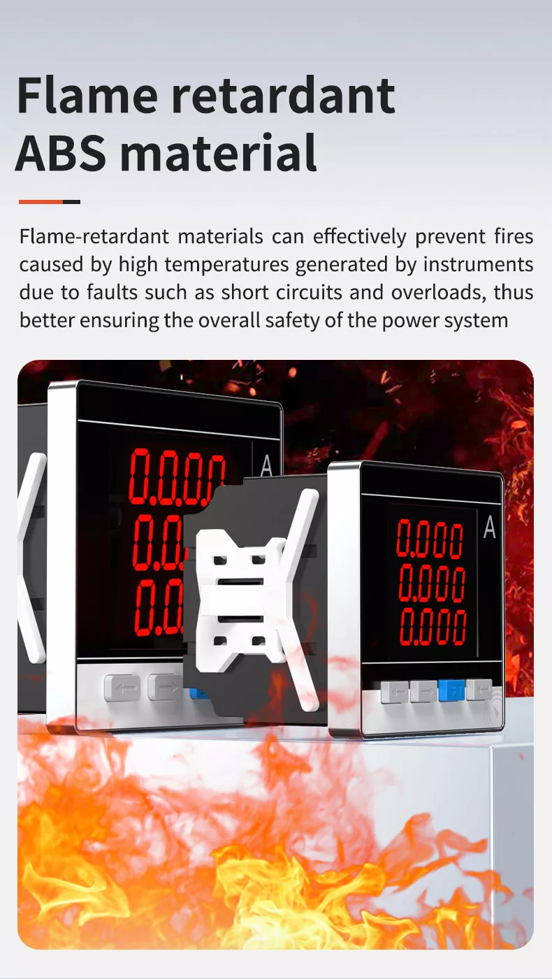 Three Phase LED Digital Ammeter