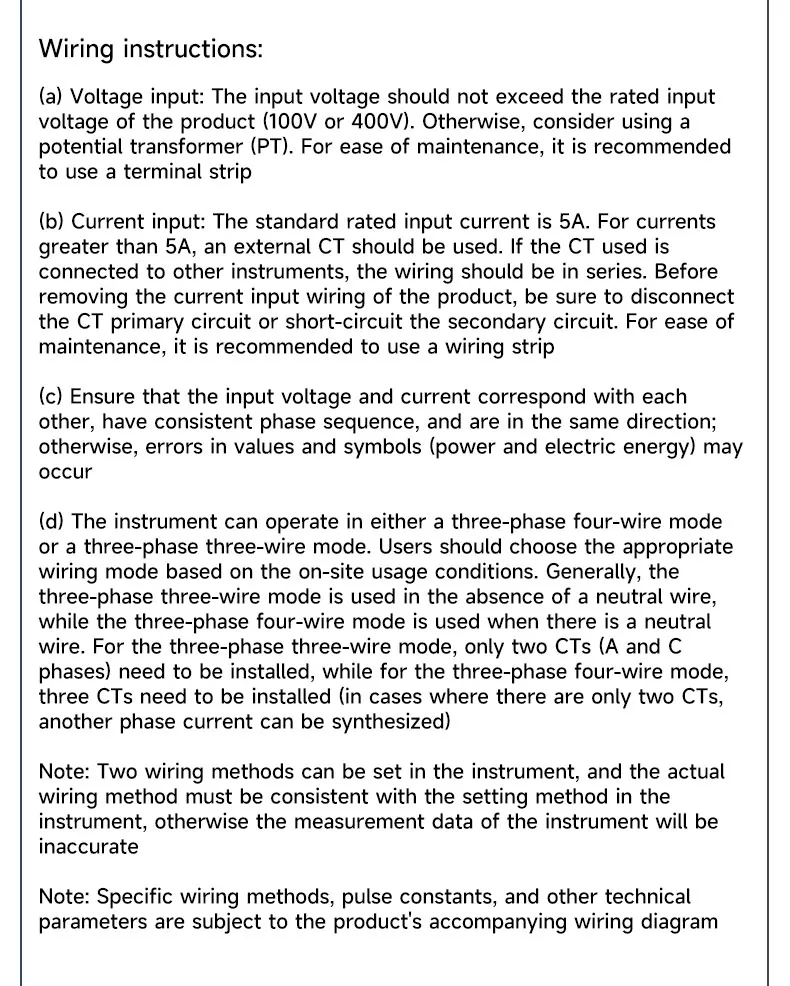 Three Phase LED Digital Ammeter