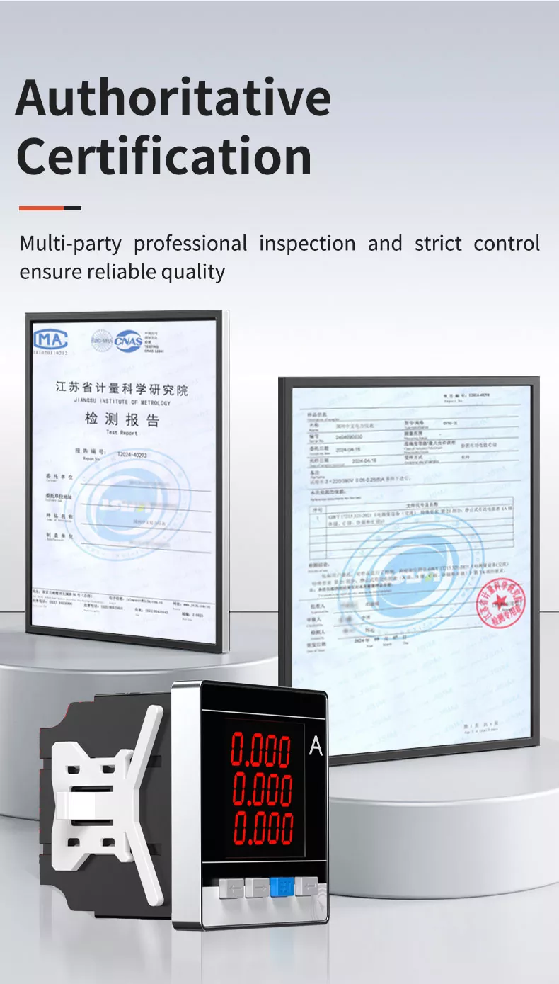 Three Phase LED Digital Ammeter