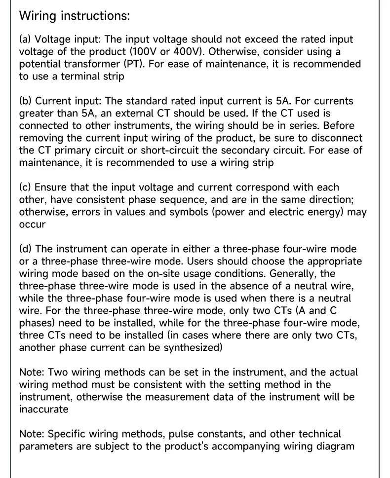 Three Phase LED Digital Voltmeter