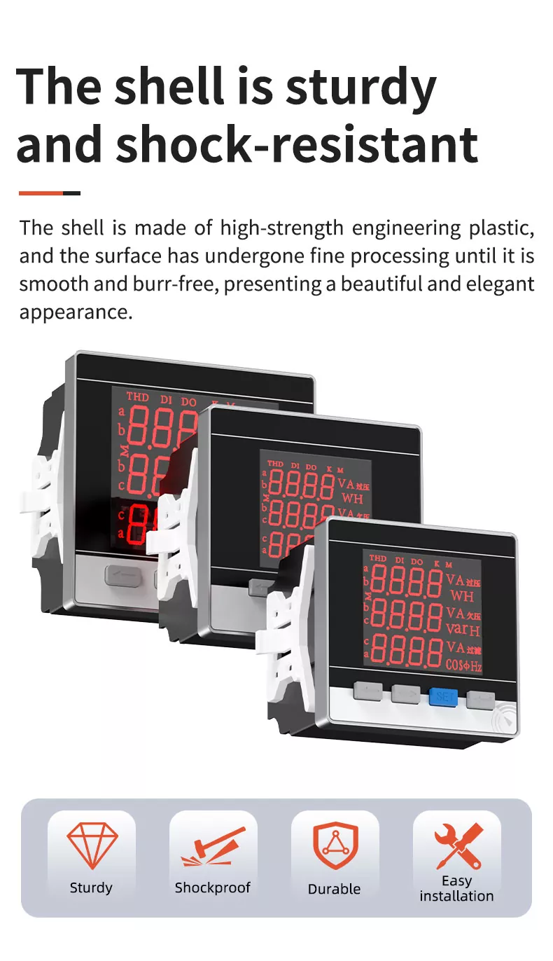 Three Phase LED Multifunctional Meter