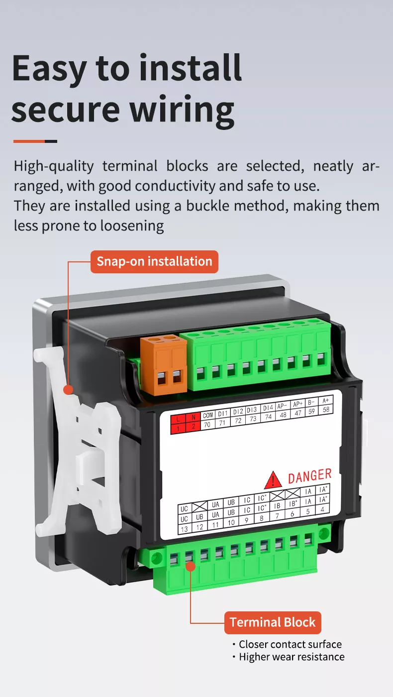 Three Phase LED Multifunctional Meter