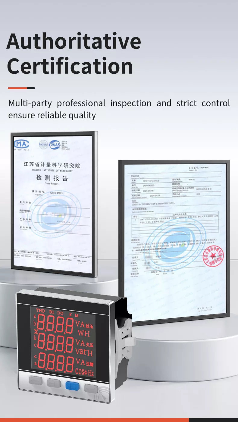 Three Phase LED Multifunctional Meter