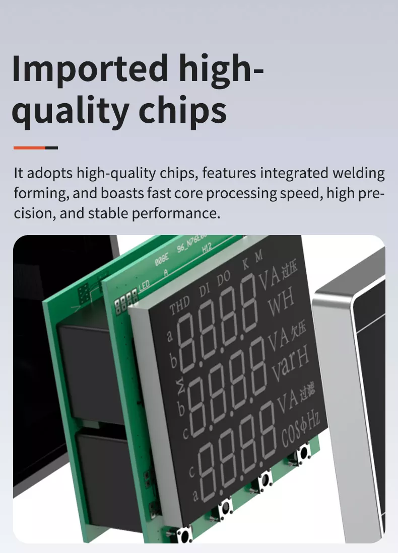 Three Phase LED Multifunctional Meter