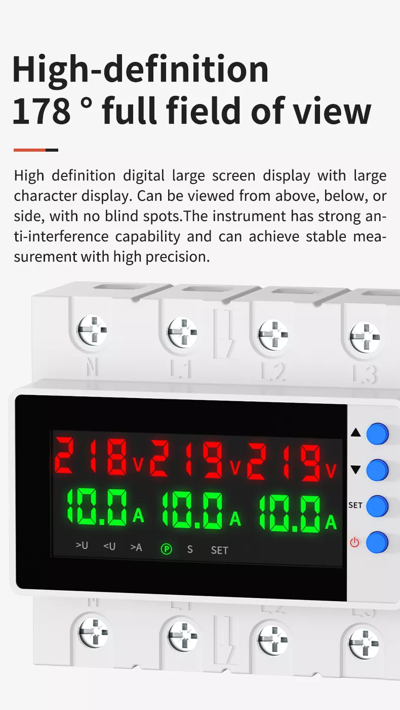 Three Phase Over and Under Voltage Protector