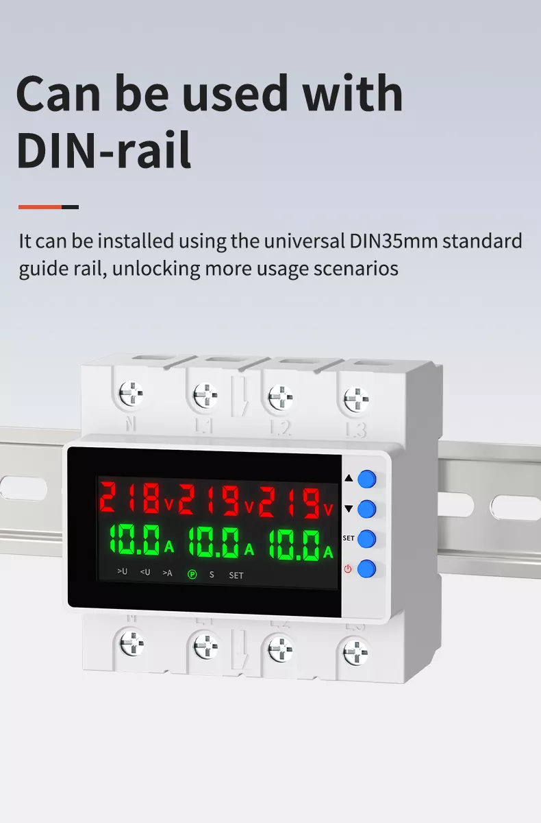 Three Phase Over and Under Voltage Protector