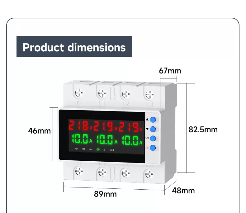 Three Phase Over and Under Voltage Protector