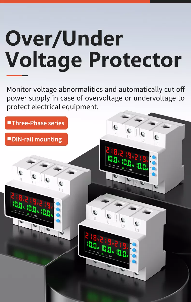 Three Phase Over and Under Voltage Protector