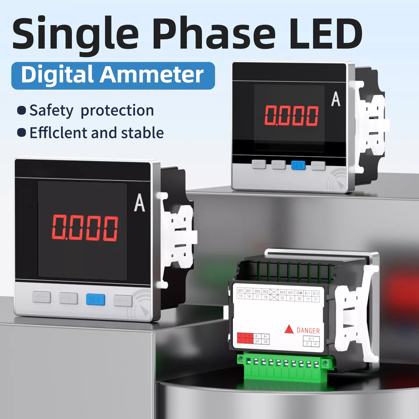 Single Phase LED Digital Ammeter
