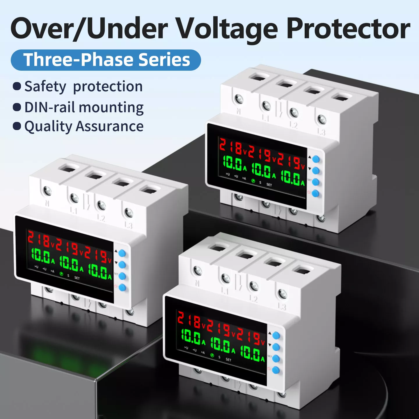 Three Phase Over and Under Voltage Protector